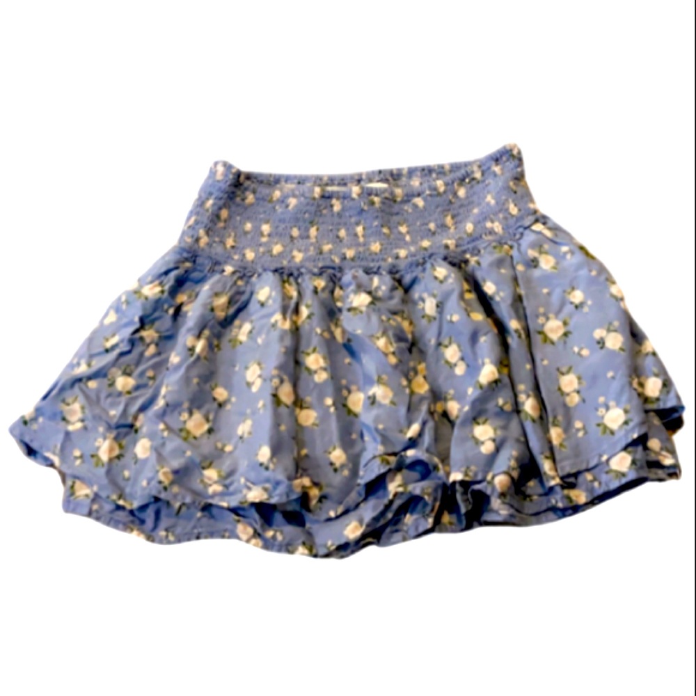 Hollister Blue Floral skirt